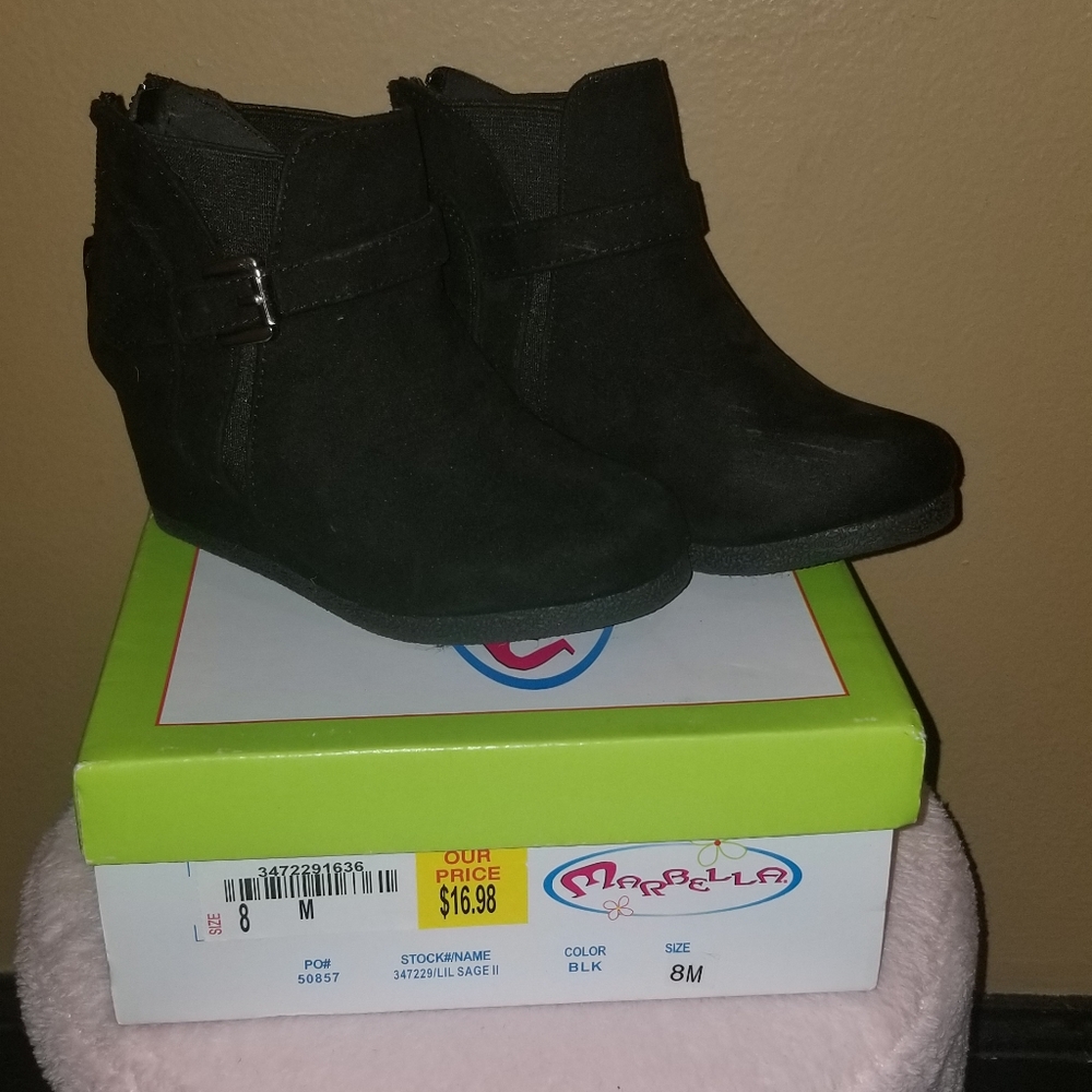 Toddler Wedge Booties